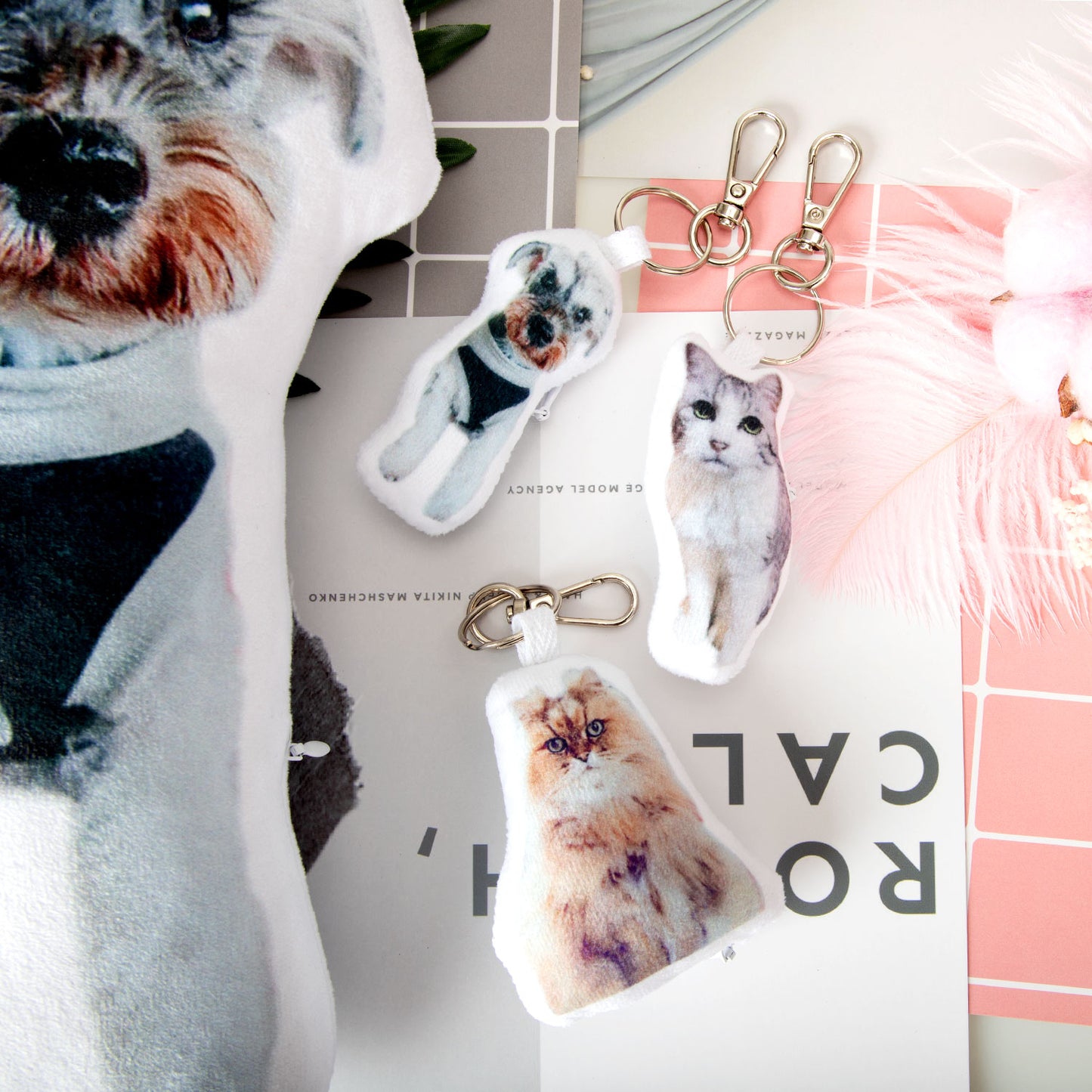 クッション 60cmサイズ+クッションキーホルダー