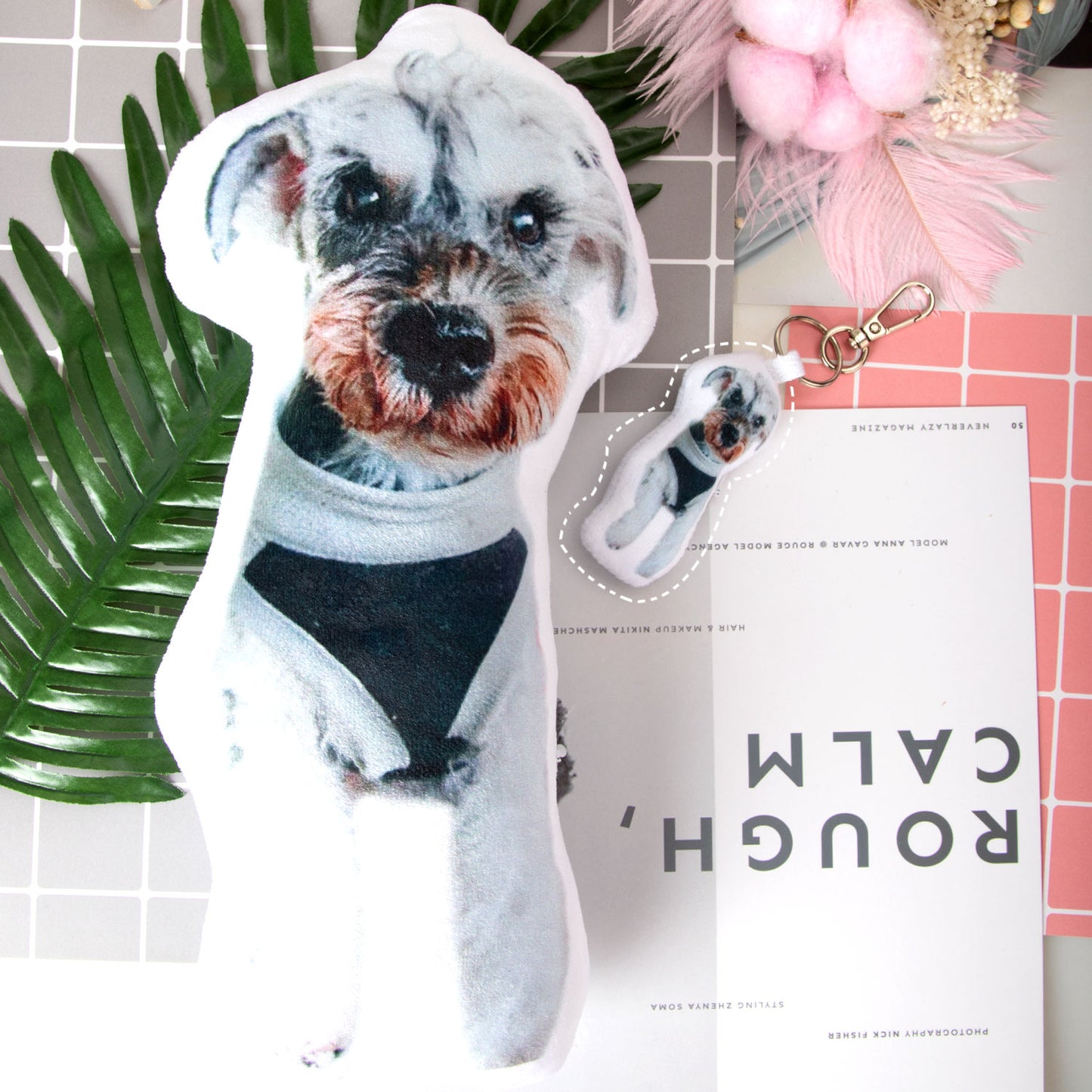 クッション 90cmサイズ+クッションキーホルダー