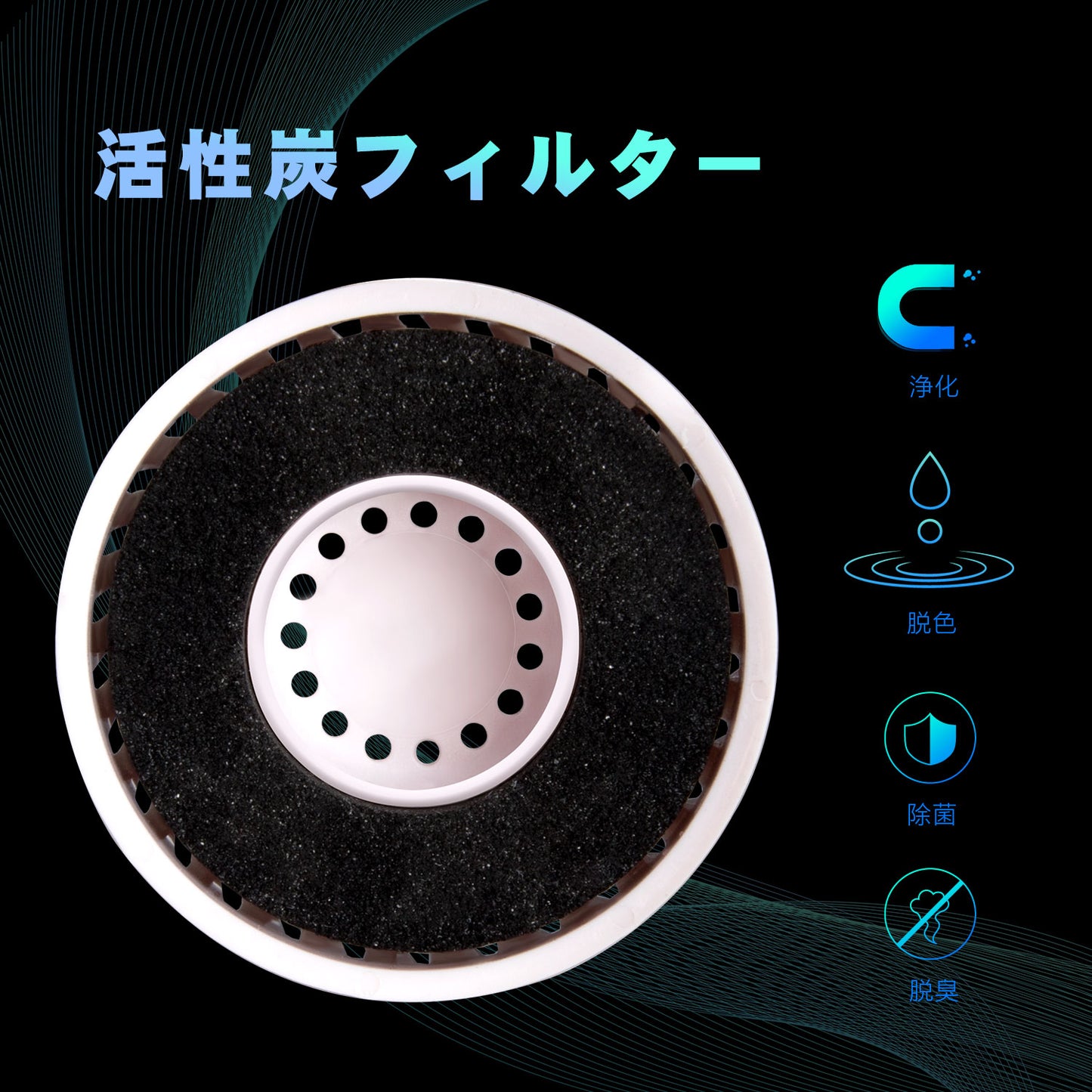 ペット用ウォーターボトルお得セット交換用 活性炭フィルター(2個付き) 緑/桜ピンク