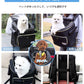 WinSun ペットキャリーバッグ バッグ リュック 犬キャリーバッグ 猫キャリーバッグ リュック 折りたたみ 中/大型猫 小型犬 3way仕様 通気性、安定性 引っかきや噛み傷に強い 旅行/通院/散歩/電車移動/避難用 (マット、飛び出し防止リード付き) ブラック