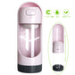 ペット用浄水フィルター付き携帯給水器 　緑/桜ピンク