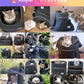 『WinSun』猫 小型犬 ペットキャリーリュック  -ブラック