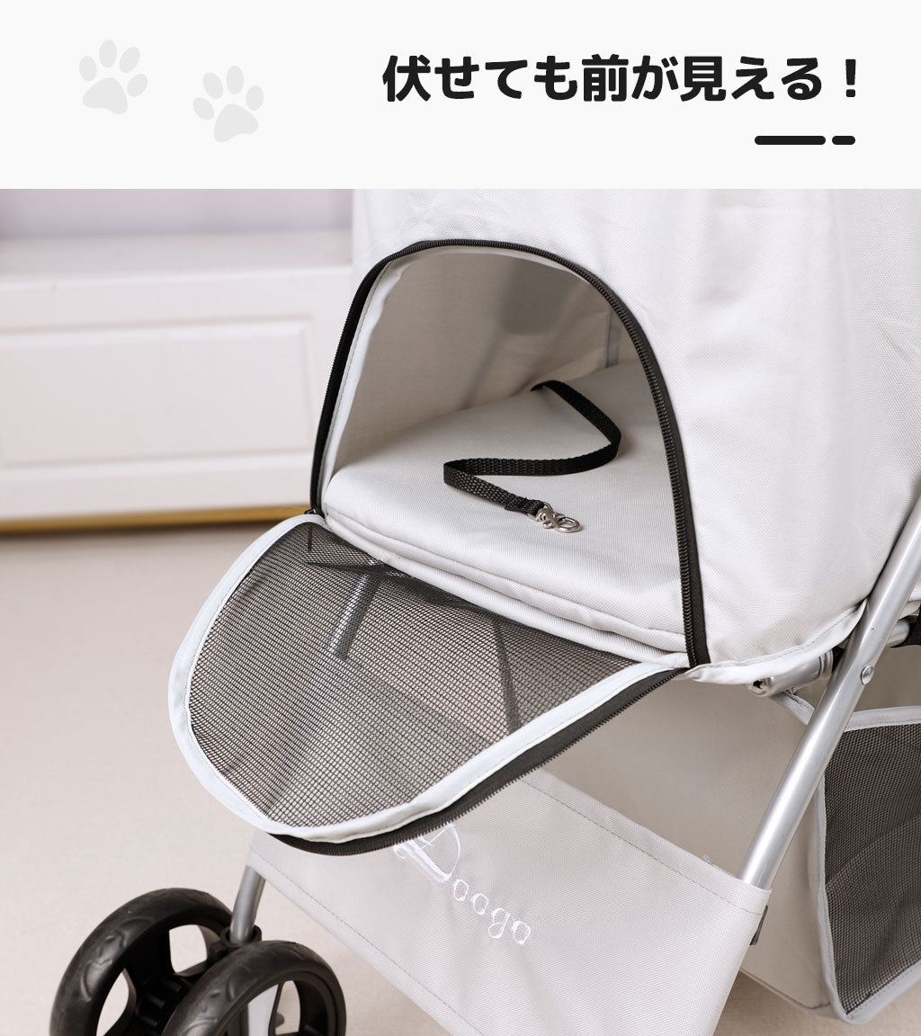 ペットカート 小型犬 対面式 多頭 折りたたみ 猫 軽量 組立簡単  ドッグカート ペットバギー 犬 猫 動物 ペット用品